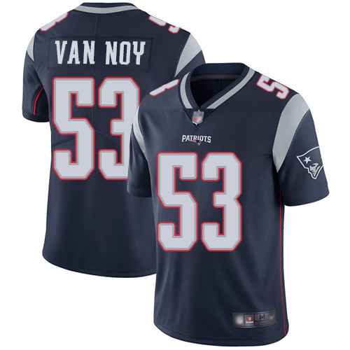 New England Patriots Football #53 Vapor Limited Navy Blue Men Kyle Van Noy Home NFL Jersey